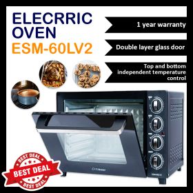 (BEST DEAL) THE BAKER Electric Oven 60L/ 60 Litres ESM-60LV2 / THE BAKER ESM60LV2